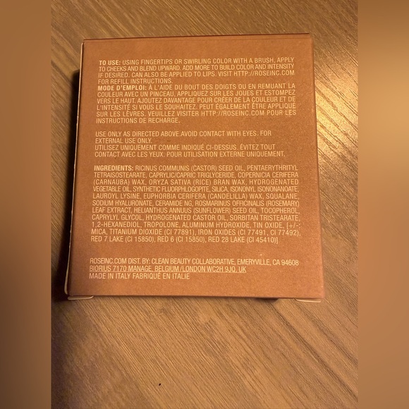 Rose Inc Blush Divine Radiant Cream Blush Azalea Refillable Lip & Cheek NIB - Picture 10 of 12